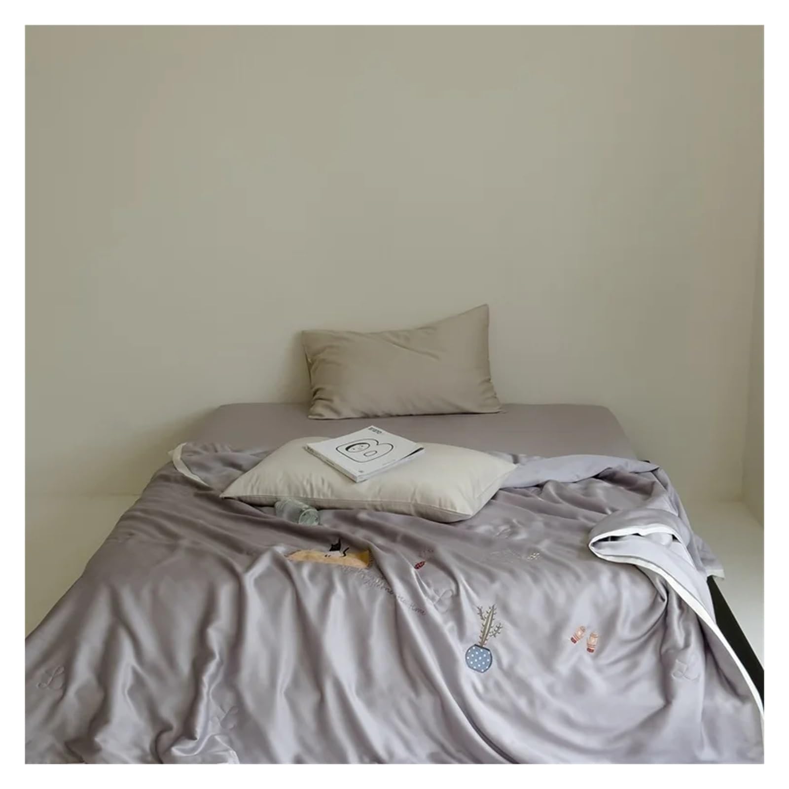 Sbcgfy E Duvet Cover Sets, Summer Duvet Cover Silk Mbroidery Quilt Summer Quilt,-200Cmx230cm
