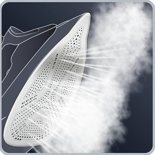 Miniatura 5 de Rowenta DW5360 - Plancha Focus Xcel de 1750 vatios con refuerzo de vapor antigoteo placa de suela de 400 agujeros