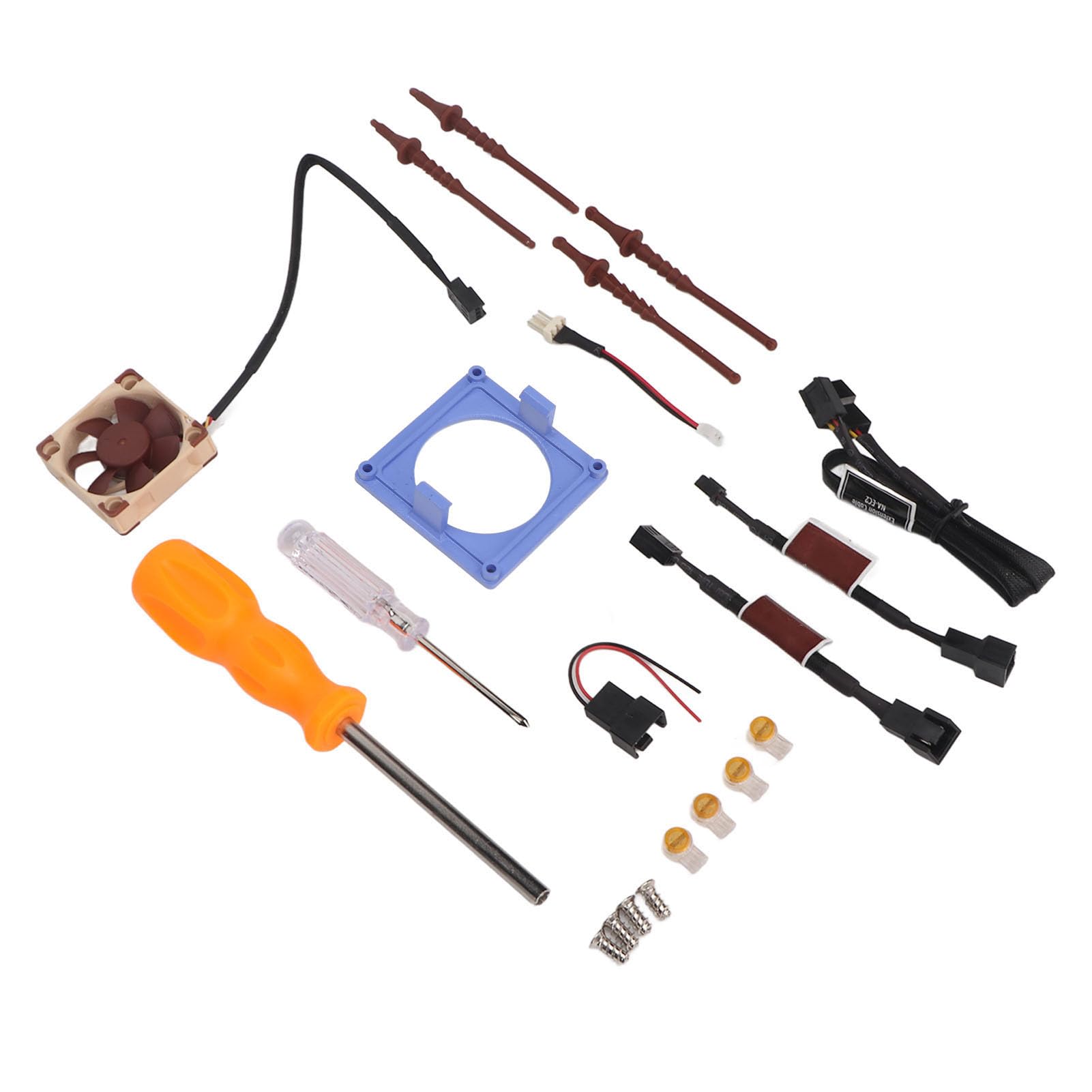 Mini Ventilador Kit de Montaje Impreso en 3D para Purple de Refrigeración Silencioso con Ventilador