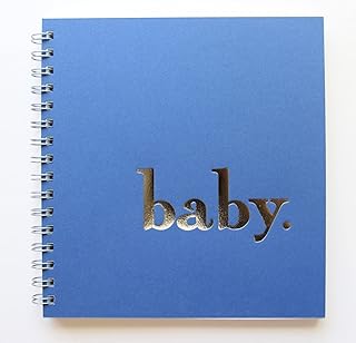 Baby Memory Book Boy, Baby's First Year Scrapbook Album, Baby Journal, Unique Baby Shower Guest Book, Baby Scrapbook Album, Nursery Decor Boy, Newborn Boy, Ultrasound Album