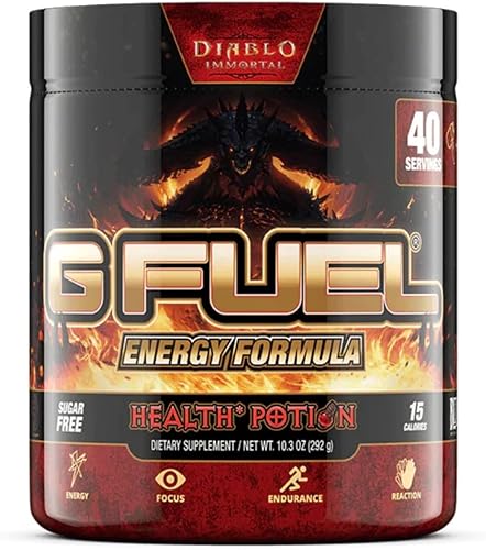 G Fuel Diablo Health Potion Elite Energy Powder 98 oz 40 porciones