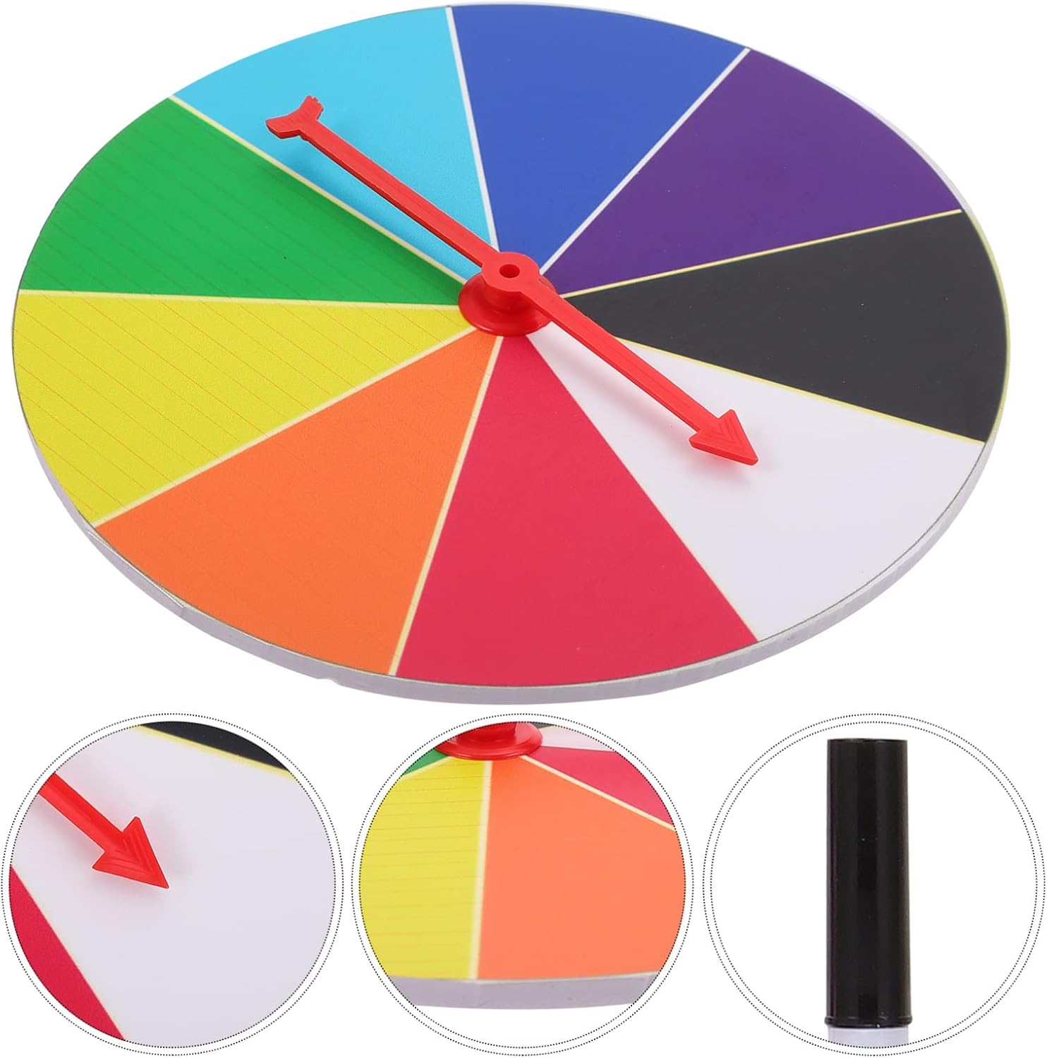PRETYZOOM Spinning Prize Wheel 20cm Creative Spinning Prize Wheel Early