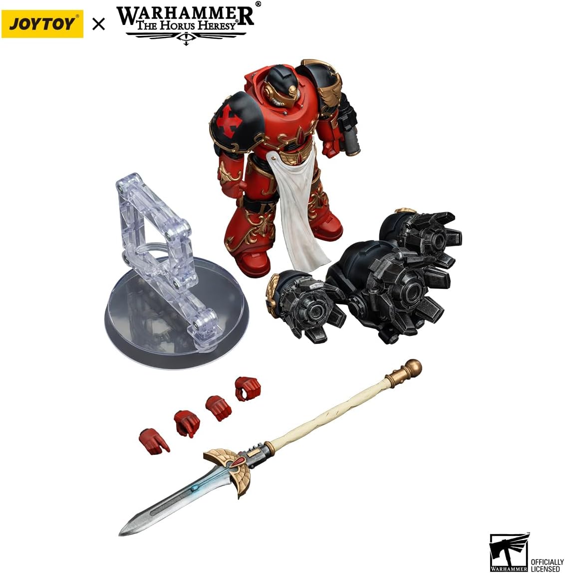 JOYTOY Warhammer The Horus Heresy Blood Angels Dawnbreaker Cohort Dawnbreaker 1, 1:18 Scale Action Figure Mecha Joy Toy Collection Model 4.76in