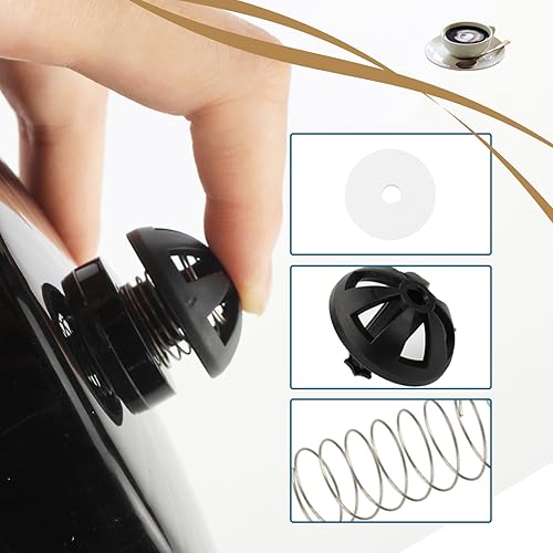Miniatura 9 de Cesta de café para máquina de café con resorte inferior, kit de tapón de repuesto para cafeteras Hamilton Beach, modelos de ajuste 990117900
