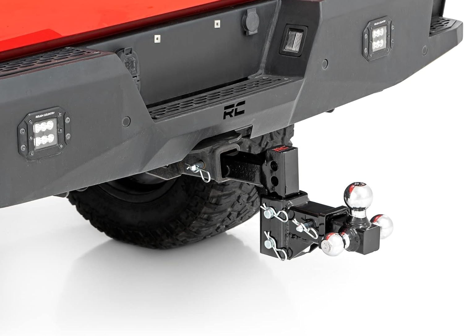 Rough Country 2 Inch Class III Multi-Ball Adjustable Hitch - 99100