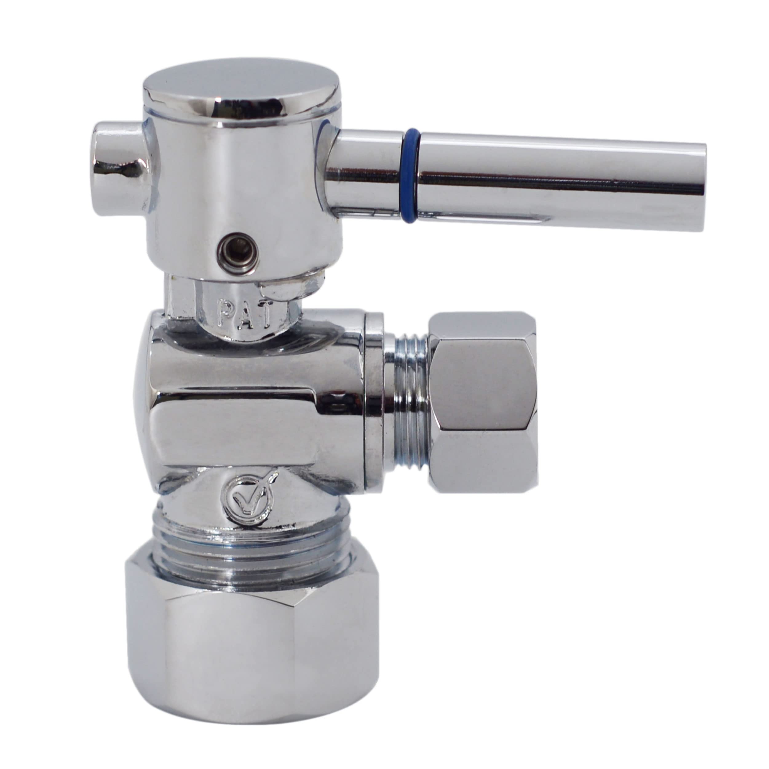 Westbrass - Kit de instalación de mango de compresión nominal para inodoro con línea de suministro de acero (1,27 cm), D1612TBL-26