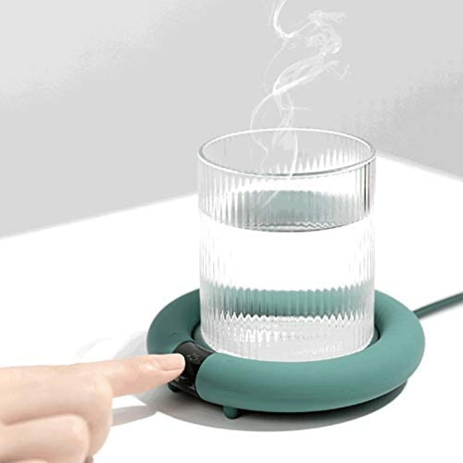 Bor Calentador De Taza De Café - Calentador De Café Eléctrico con 3 Controles De Temperatura para La Taza De La Oficina En El Hogar Almohadilla De La Placa del Calentador De Bebidas,Conejo,YUYANAIAI