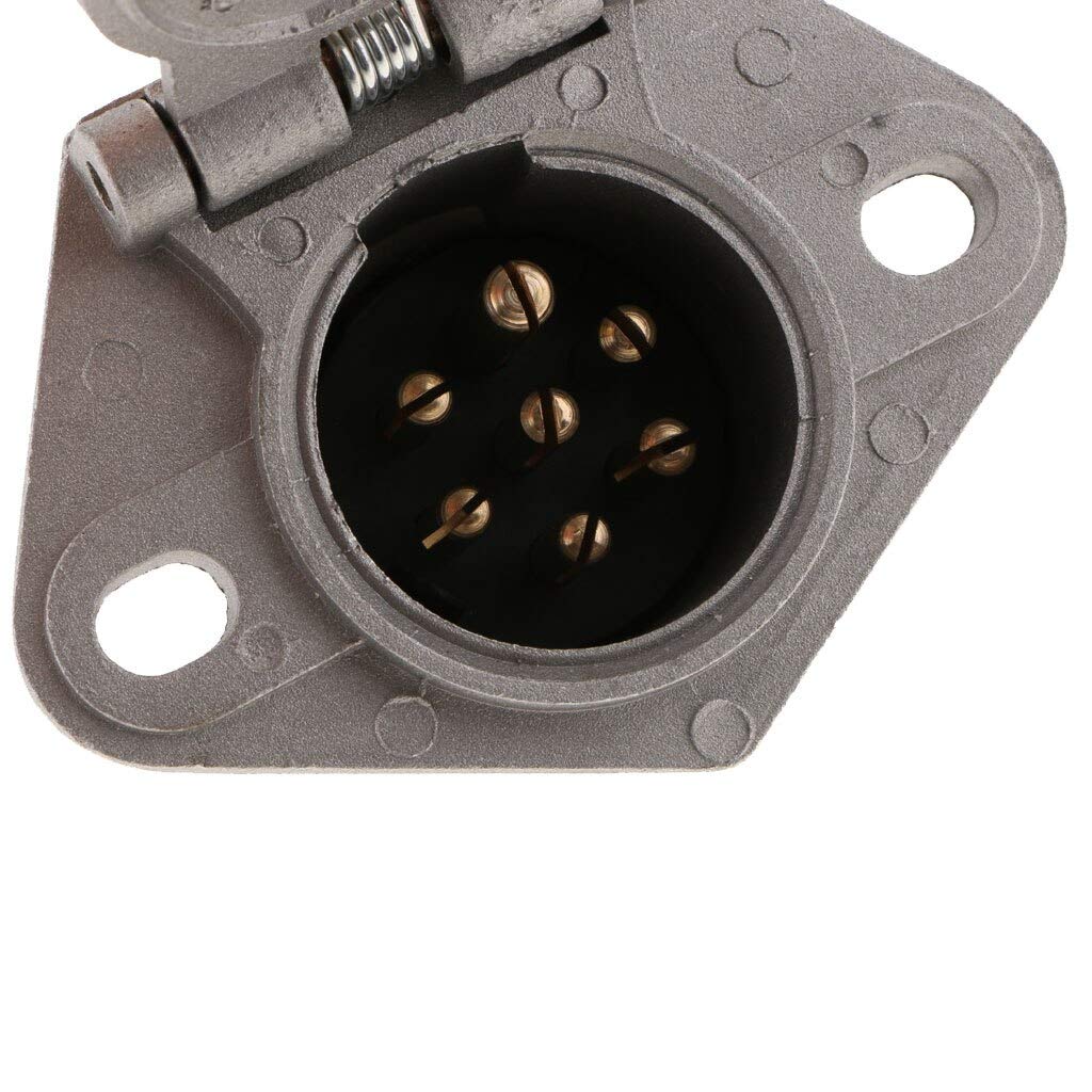 Universal Trailer Plug 7 Way Trailer Wire Harness Horse Semi-Trailer Plug