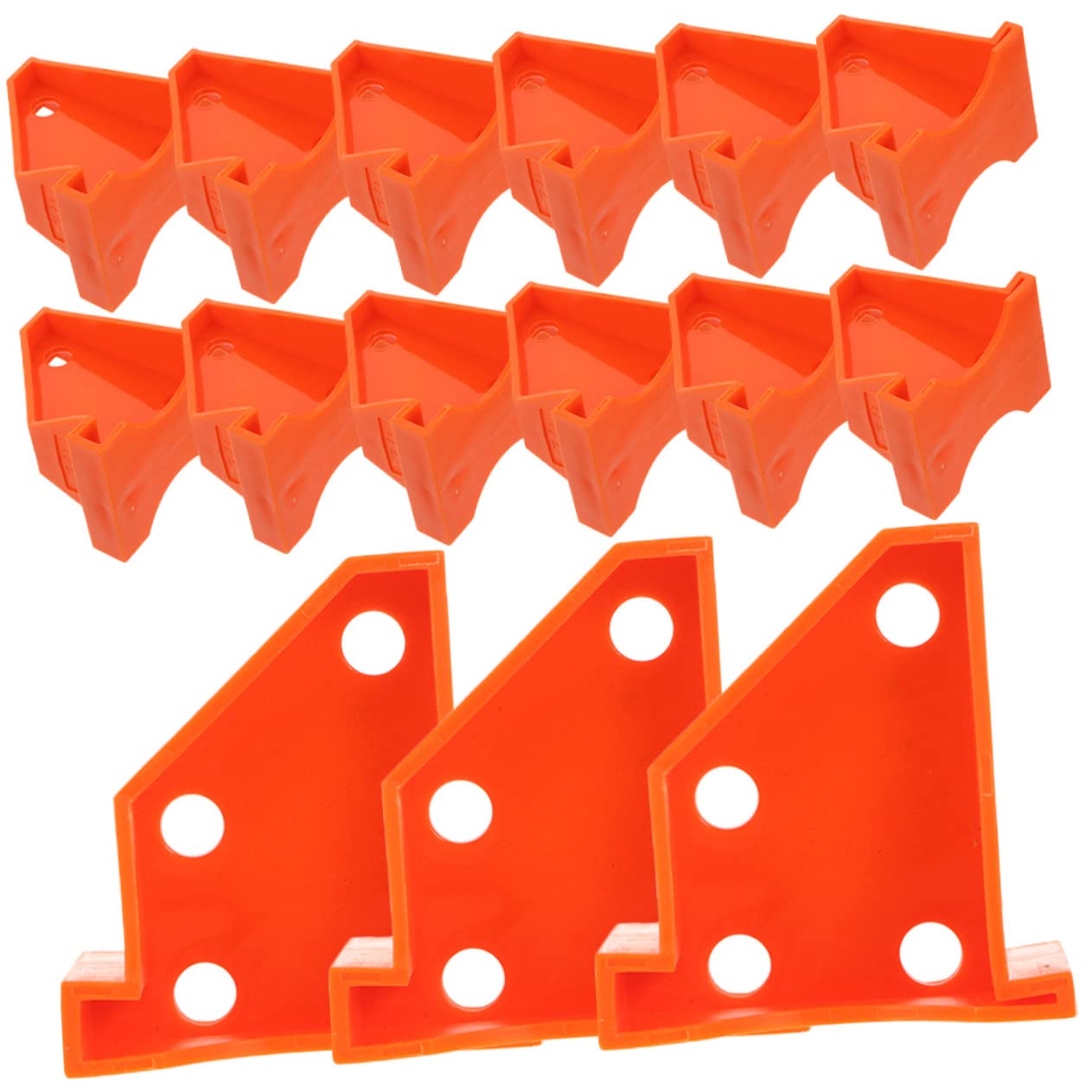 Espaciadores de Plástico Naranja Kit de 30 Ligeros y Fáciles de Transportar para Instalación de Pisos Laminados y Madera Sólida para Montaje de Suelos