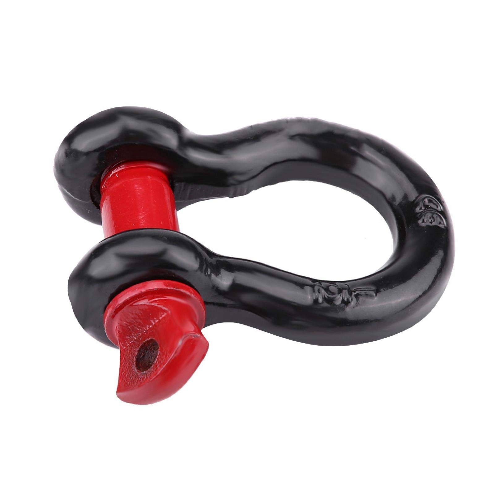 D Ring Shackle, D Ring, Easy To Install Winch Link Hook, Galvanized for Vehicle Recovery Towing 2 Sizes(2T)