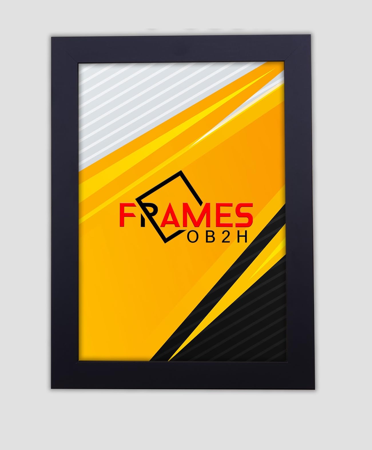 Ob2h Black Photo Frames Poster Frames (Modern, 60X90cm)