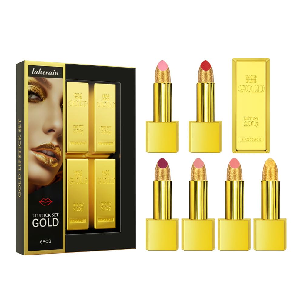 ibcccndc Velvet Matte Glitter Lipstick Set Women's Gifts for Christmas, Long