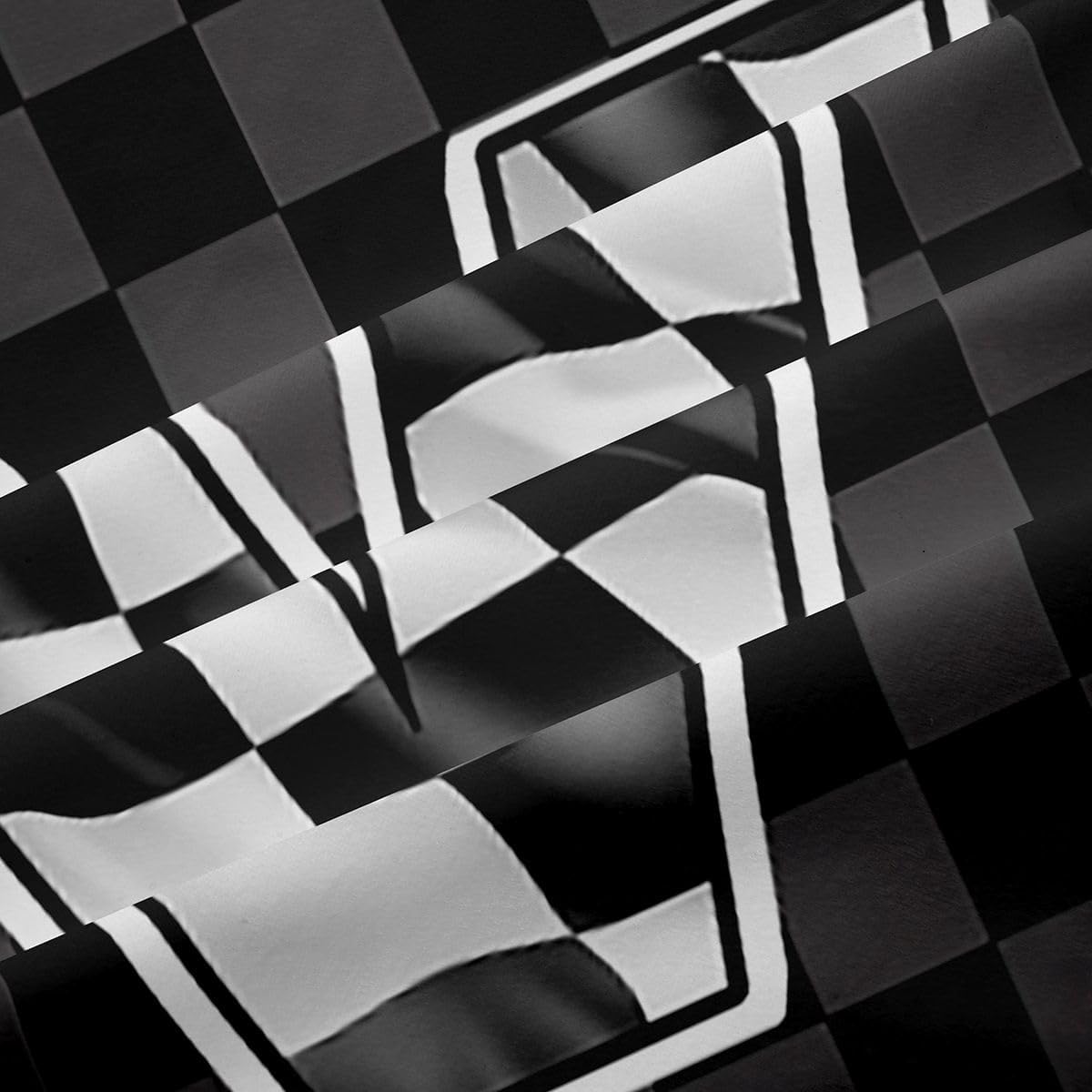 Castle Fairy Racing Car Blackout Curtains for Kids Bedroom Monogram Letter V Window Drapes Honeycomb Extreme Sports Window Treatment Black Windows Curtains 2 Panel Sets 38" Wx45 L