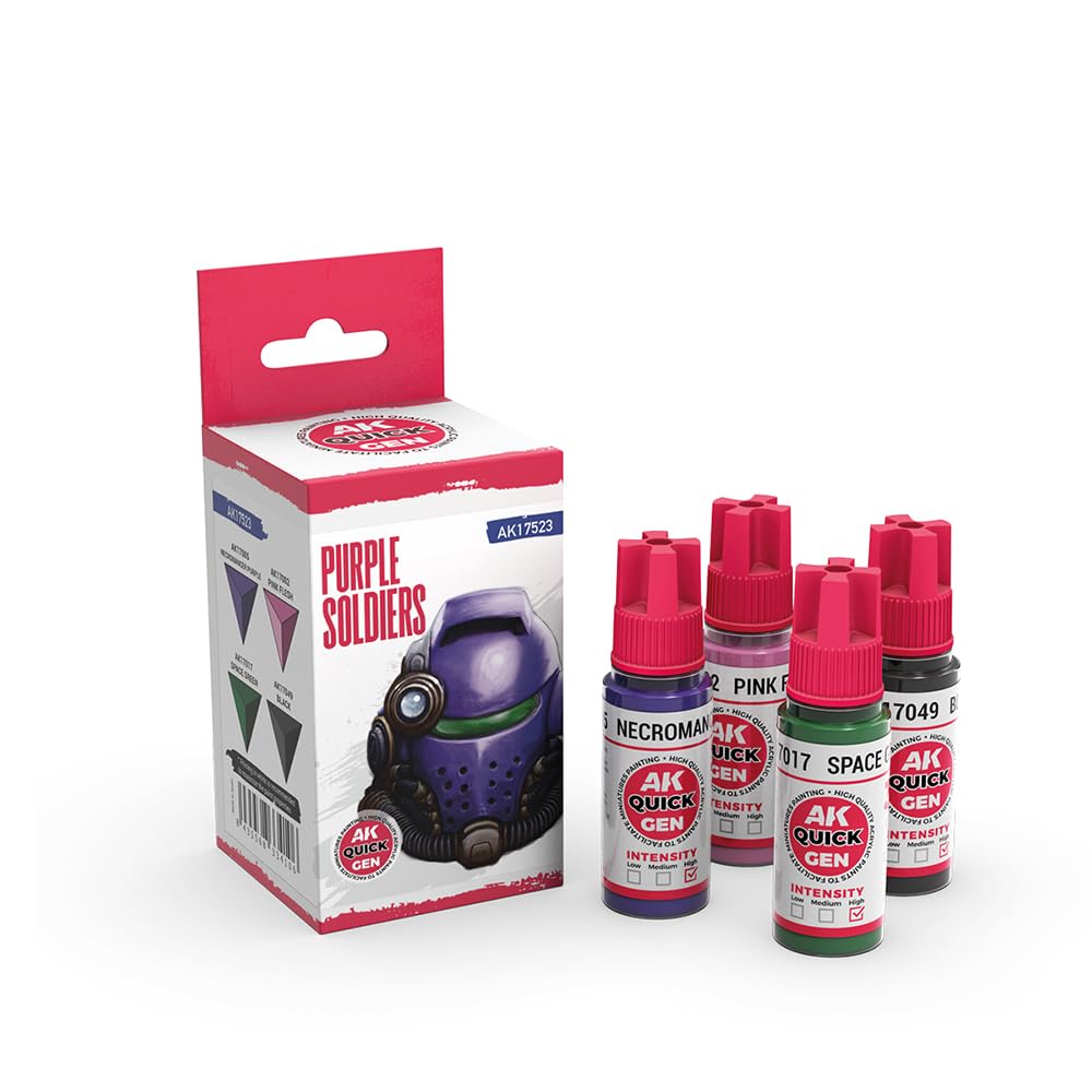 AK Quick GEN Set AK17523 Purple Soldiers (4x18ml)