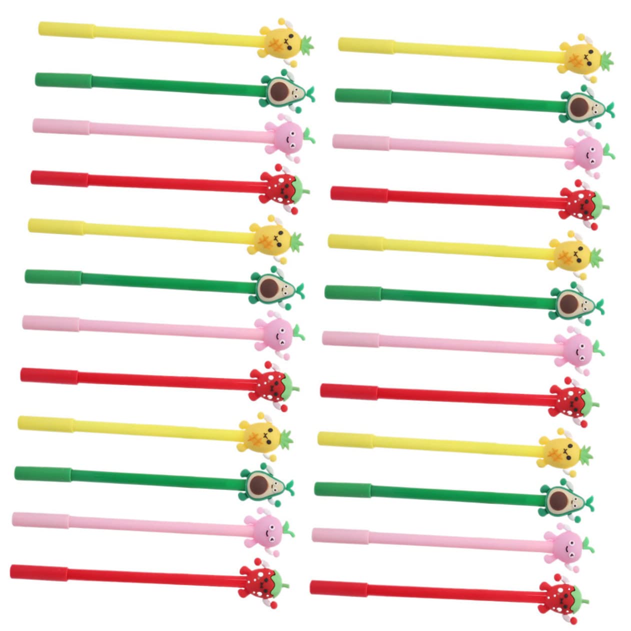 NUOBESTY 2 Set Penna A Fumetti Penne Gel Penne Ufficio Regalini Fine Scuola Gel Pen Mini Per Bomboniere Forniture Matite Penna Per Studenti Gel Portatile Plastica Pezzi * 2