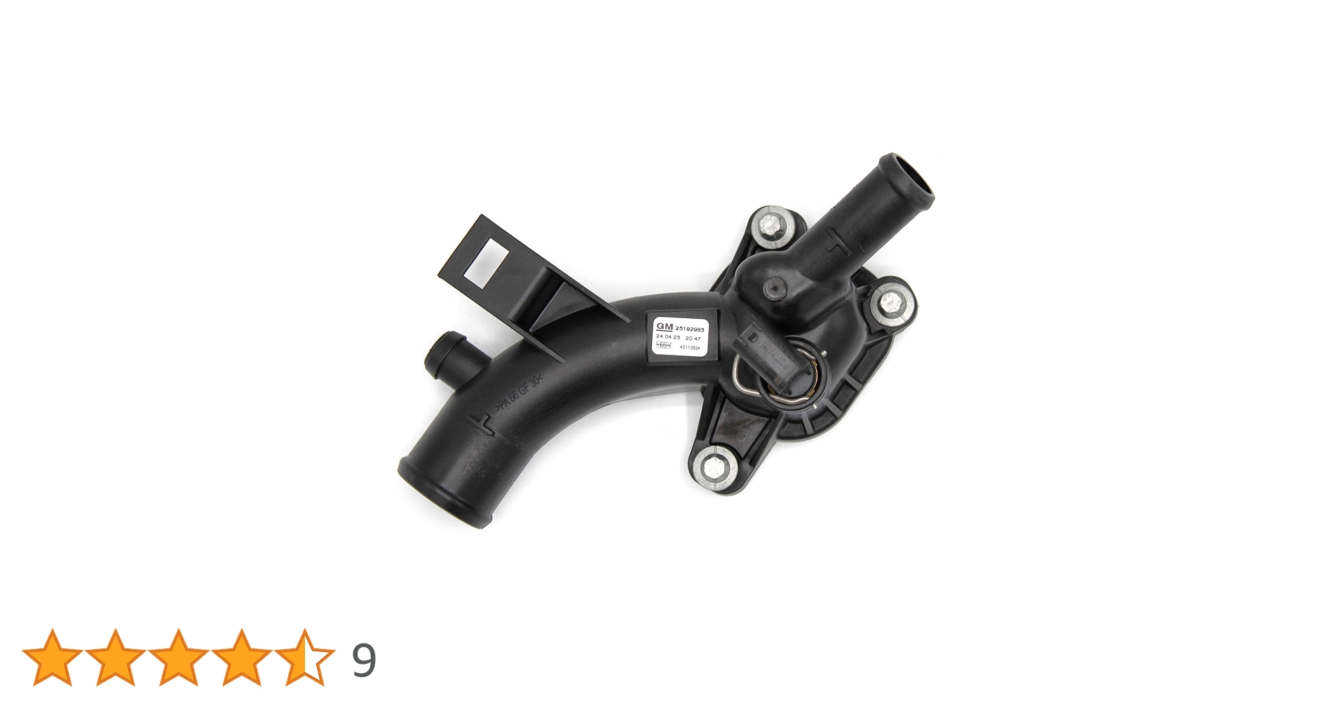 VIKKSAER Aluminum Engine Coolant Housing Water Outlet, Replacement For