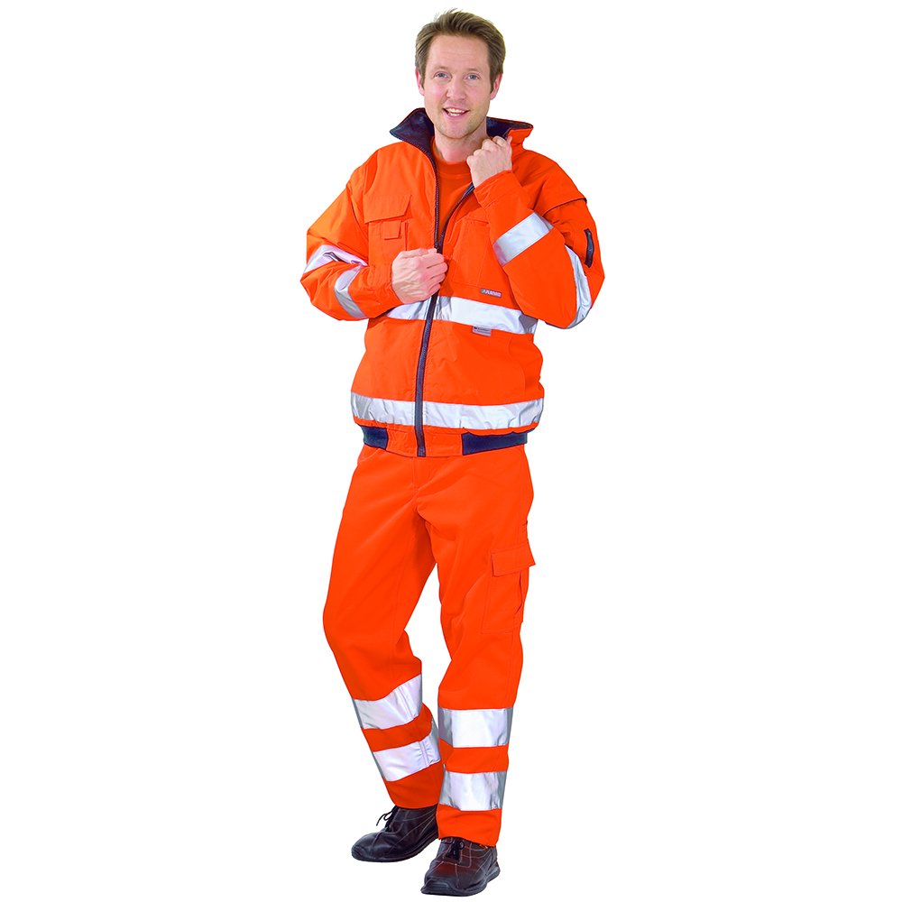 Planam Herren Warnschutz Bundjacke Warnschutz Größe 24 in gelb