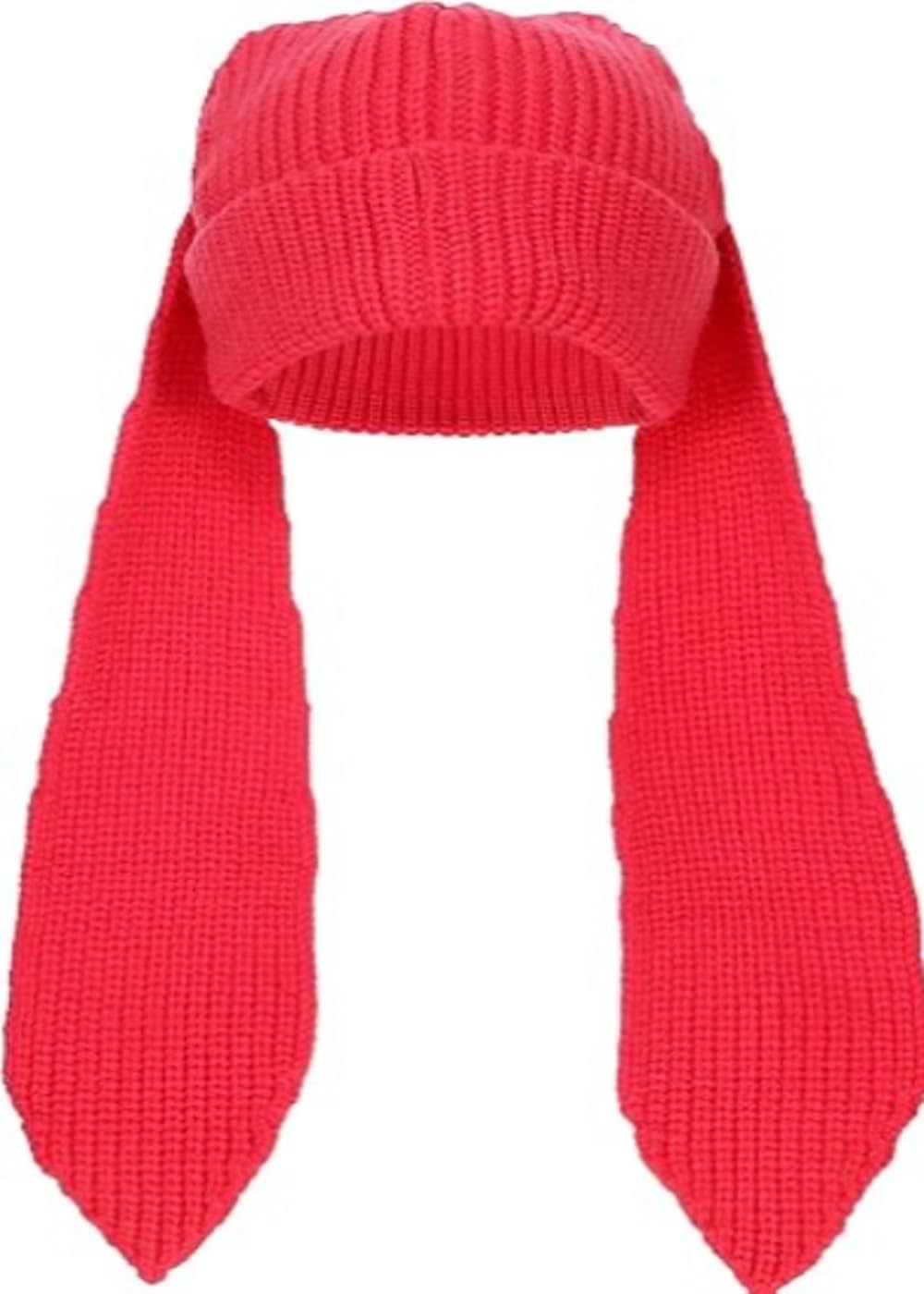 YEKEYI Long Ears Funny Hat Knit Beanie Hats Winter Cap Warm Knit Crochet Skull Cap