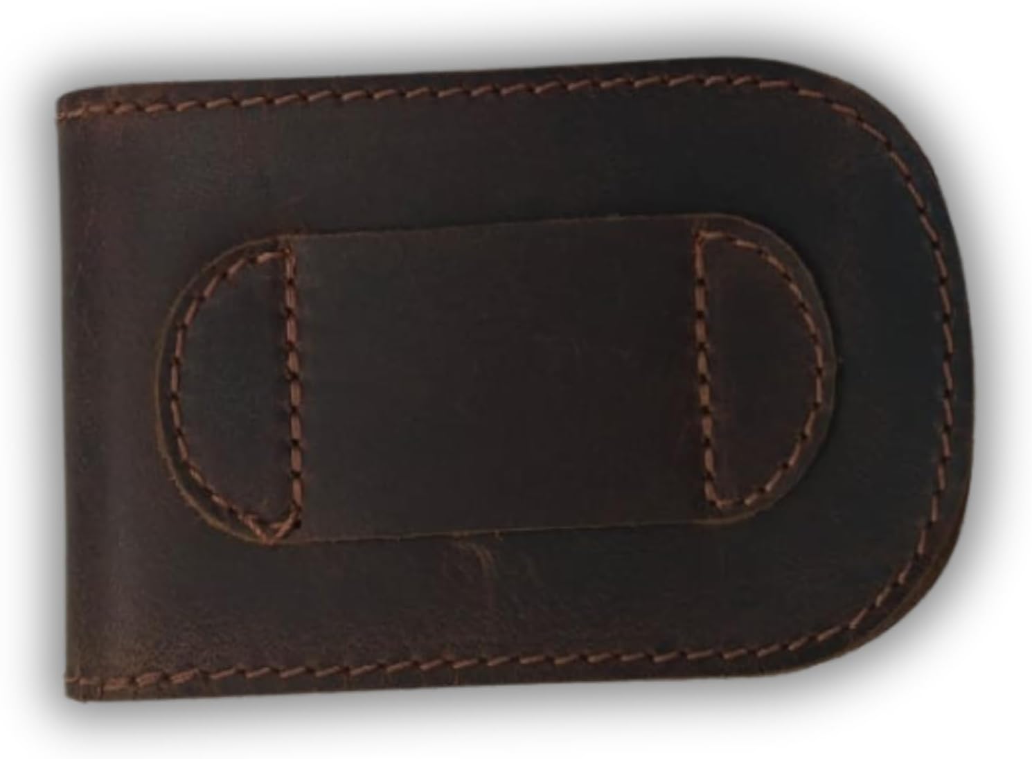 Leather Belt Holster Pouch – Handmade EDC Waist Bag for Coins, Mini Wallet, Tools, Headphones – Full Grain Leather Utility Pouch for Men (Dark Brown) - Image 2