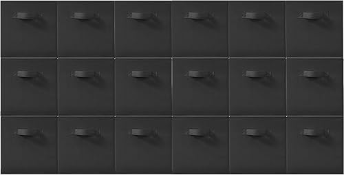 Miniatura 8 de STORAGEIDEAS Contenedores de almacenamiento grandes de 13 x 13 pulgadas, juego de 6 cubos de almacenamiento plegables, organizadores de armario de