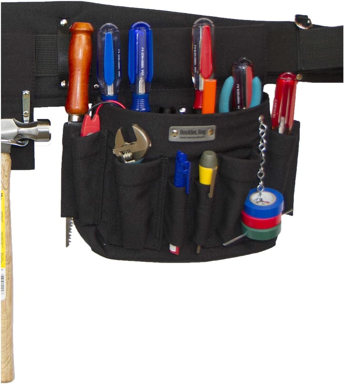 BOULDER Bag PRO 120 Professional Electrician Single Pouch. Tool Belt Ready Durability Wide Mouth, Deep Pockets, Pro Box Design. Made in The USA