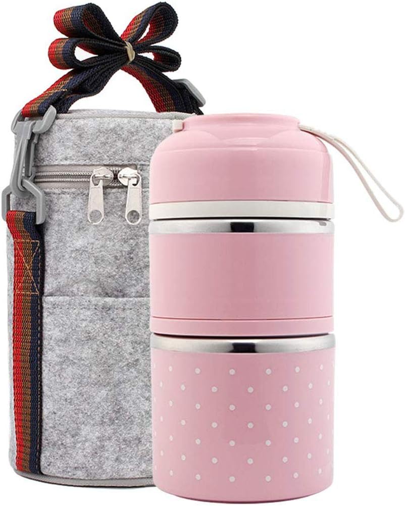 scatola di acciaio per il pranzo in acciaio per bambini a prova di perdite per mantenere il cibo caldo