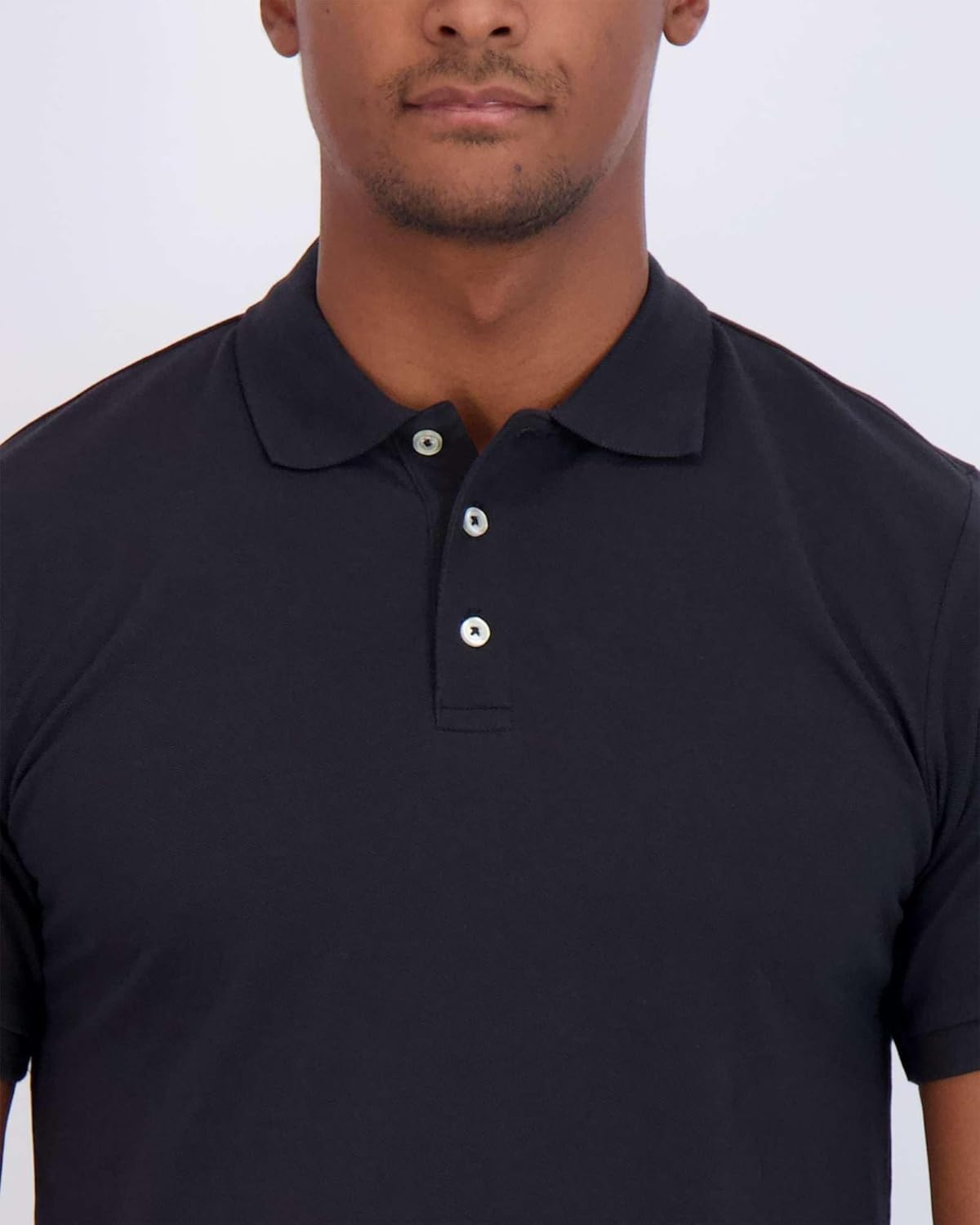 Real Essentials 4 Pack: Men's Cotton Short Sleeve Polo | Collared Pique Golf Shirt Casual Performance (Big & Tall Available) - Image 3