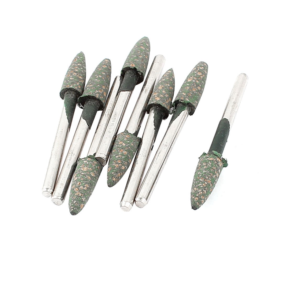 Aexit Tree Shaped Abrasives Polishing Buffing Tapering Rotary Tool Felt Mounted Point 8Pcs Model:61as253qo735