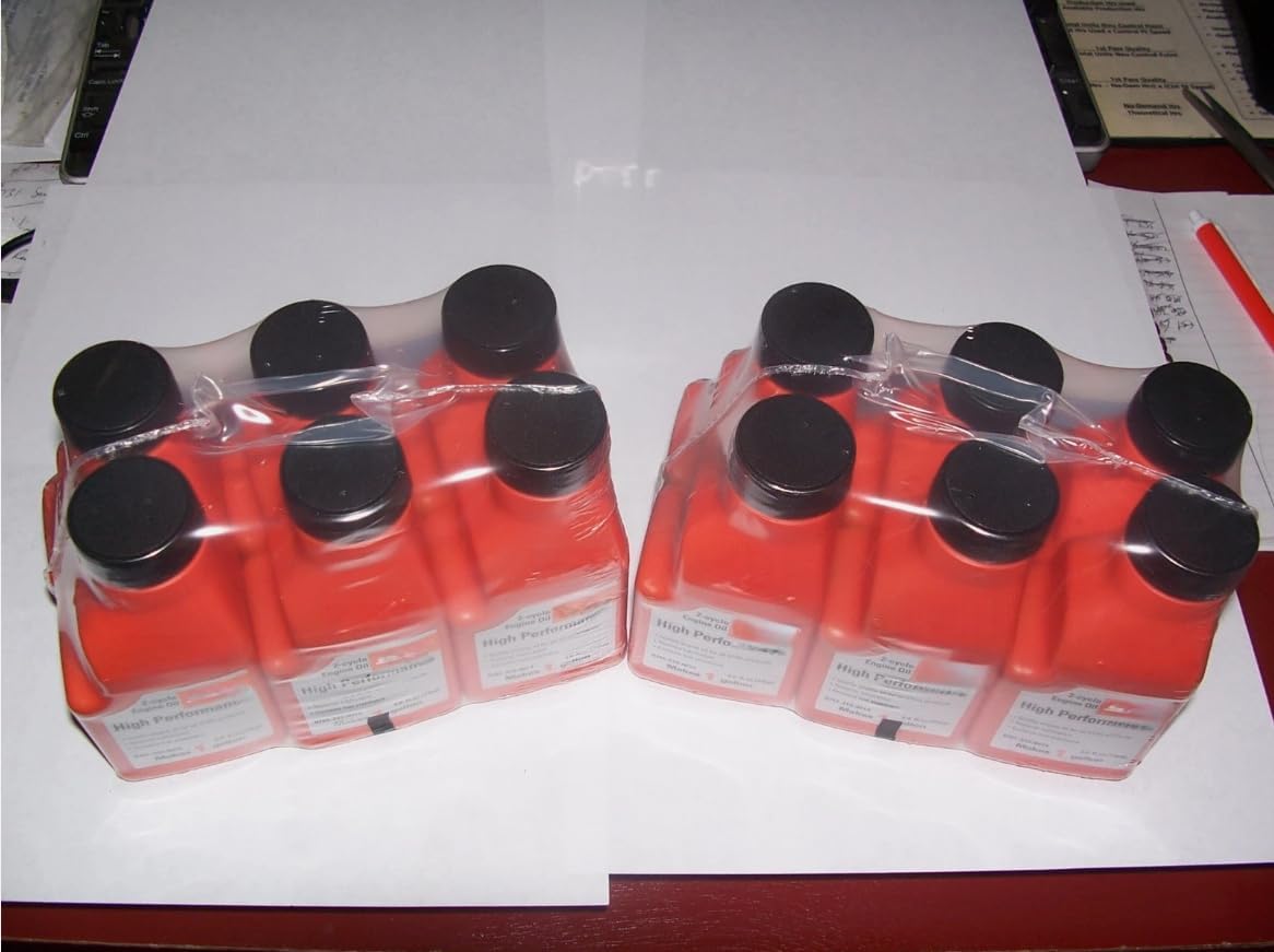 12 Pack High Performance Oil Mix 50:1 2-Cycle 2.6 oz Bottle = 1 Gal Mix L, Replacement for Stihl OEM