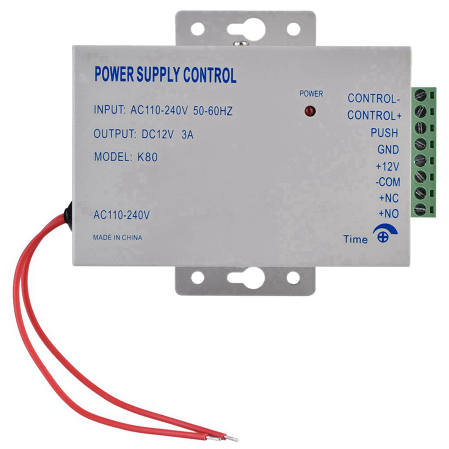 5X System de Acceso una la Puerta K80 Control de Suministro de Energía Eléctrica DC 12V 3A Energía en Miniatura/Cerradura Eléctrica Alimentación/System de Control de Acceso