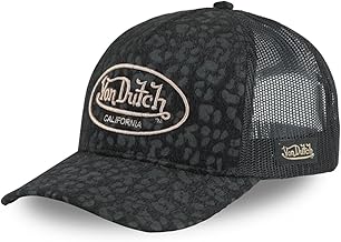 Von Dutch Men's & Women's Leopard Cap, Adjustable Trucker Cap by Snapback