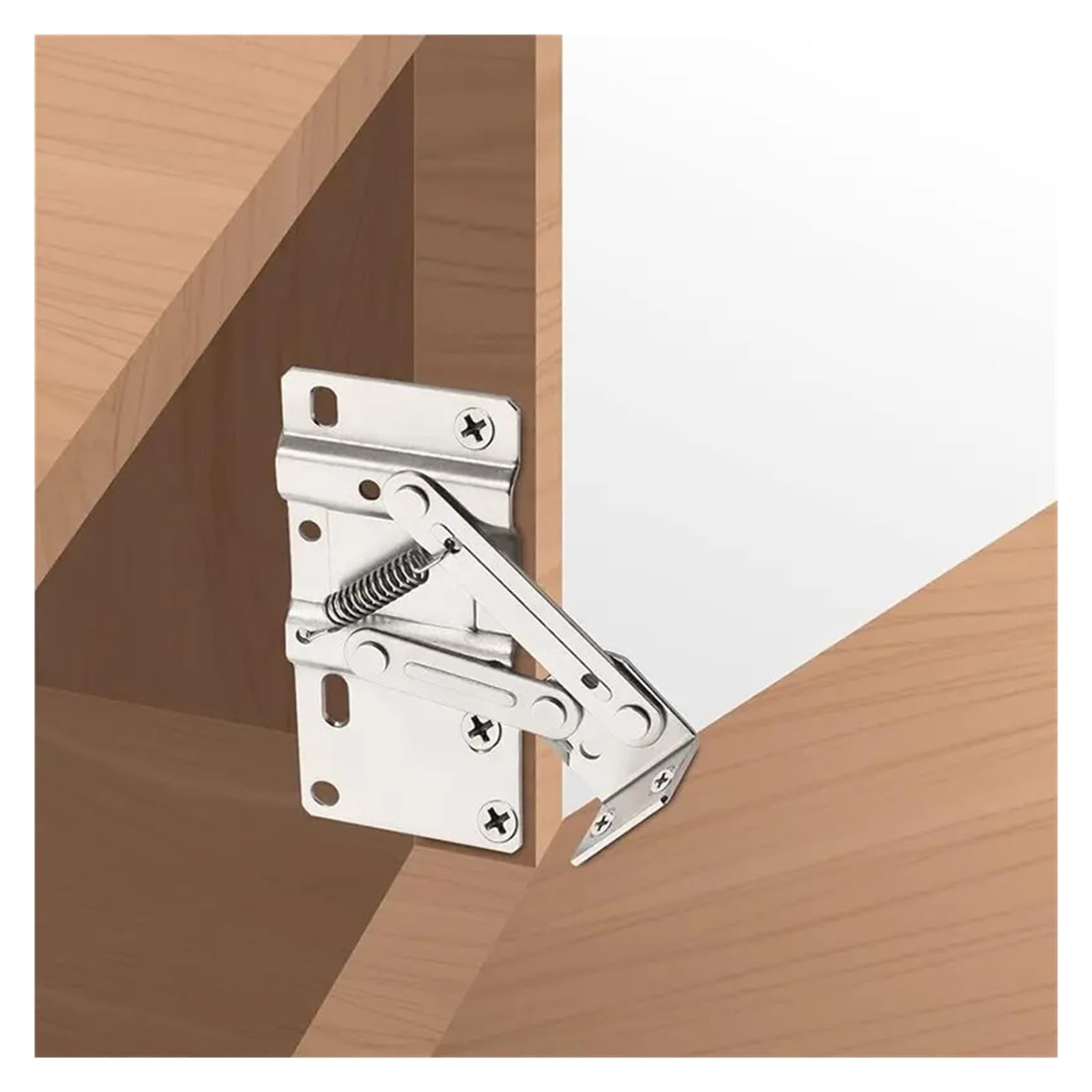 Bisagras de puerta con rodamiento de bolas de alta Tijera De Bisagra Con Punta For Fregadero Cocina O Organizador Gabinete Baño, 2 Uds