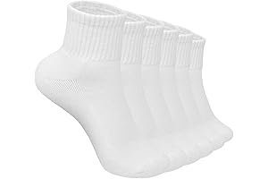 Glory Max 6 Pairs Women's Ankle Socks - Your Active Lifestyle's Perfect Companion