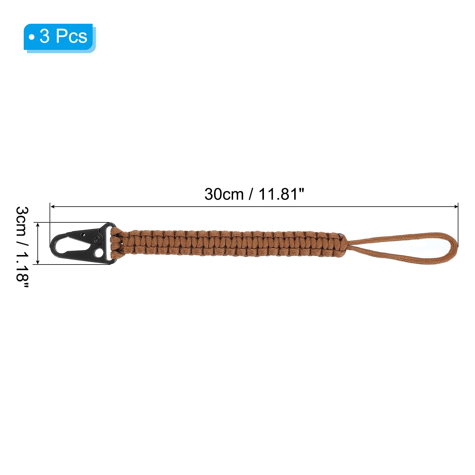 PATIKIL Paracord Keychain - Image 2