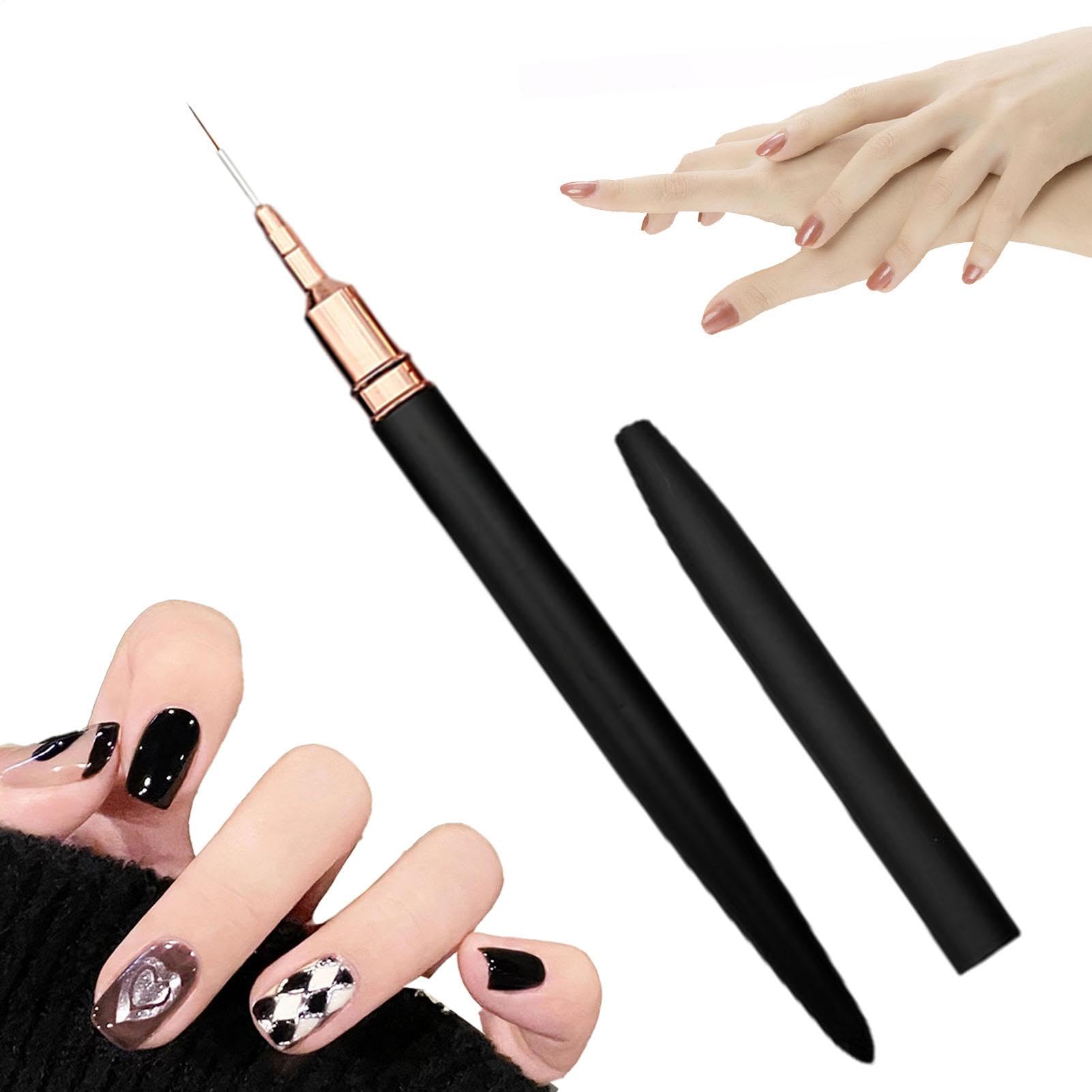 Penna Per Unghie, Pennelli Per Rivestimento Per Unghie, Liner Per Unghie | Tenuta Facile, Design Sottile Per Unghie, Pennello Per Dettagli, Penna Per Unghie, Linee Di Pittura, Strumento Per Modelli Di
