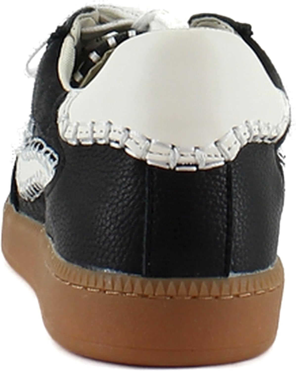 Dolce Vita Women's Notice Stitch Sneaker, Onyx Calf Hair, 7 - Image 4