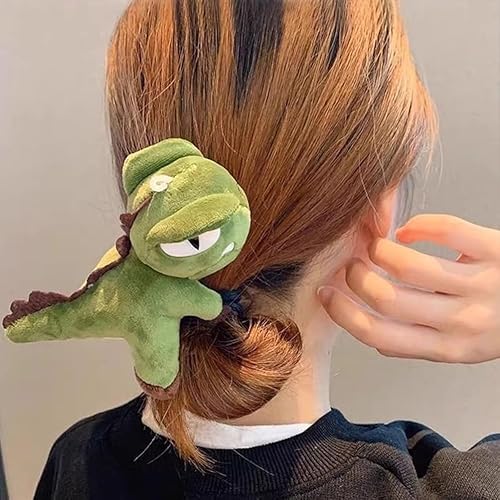 Miniatura 4 de Corbata de dinosaurio 3D para el pelo, decoración de dinosaurios, diadema de dibujos animados, accesorios de dinosaurio para niñas, suministros de