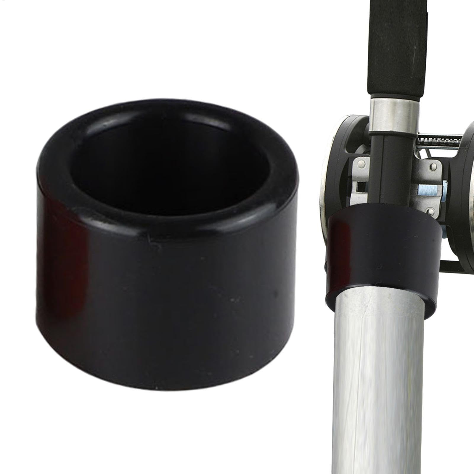 Tapones para tubo de caña de pescar 40 mm silicona cubierta protectora antipolvo