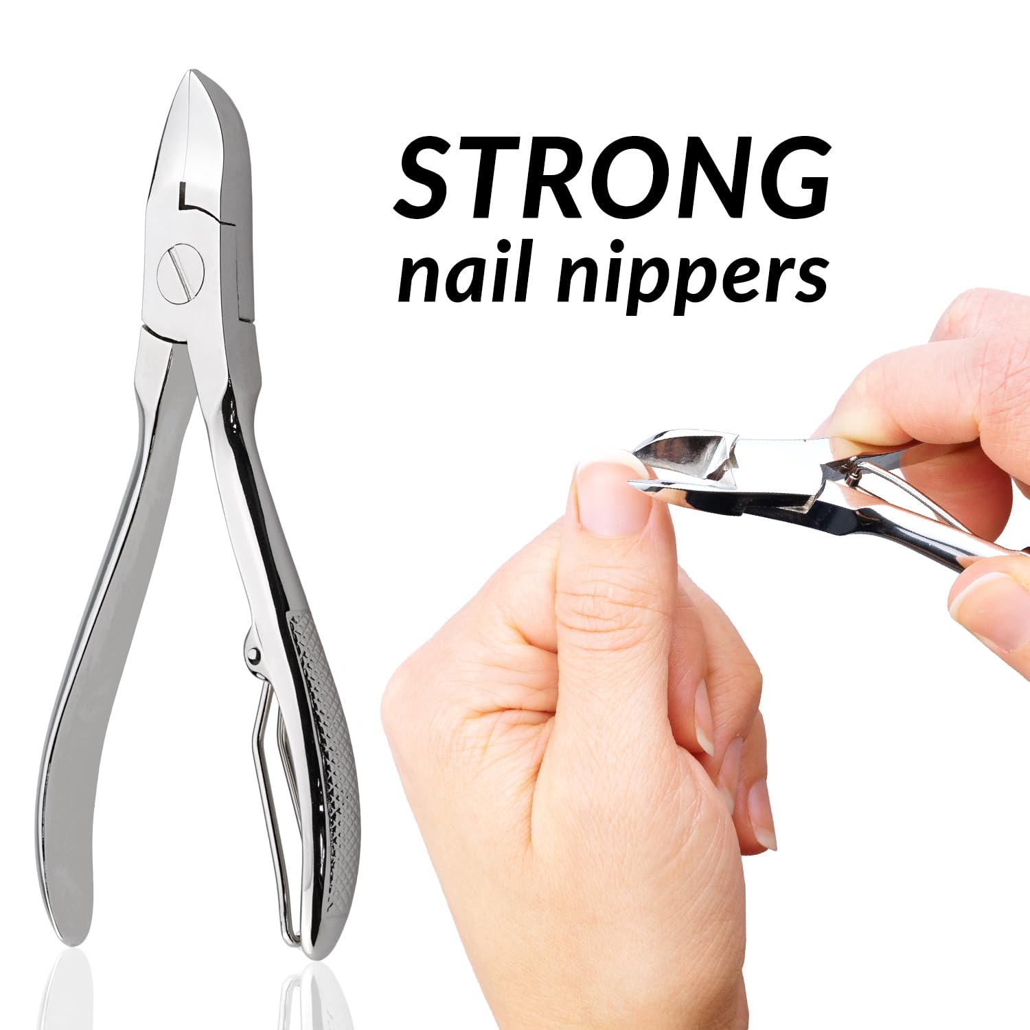 marQus Solingen Germania set manicure professionale - 7 pezzi manicure e pedicure, forbicine unghie, manicure e pedicure set, custodia in vera pelle, kit manicure da viaggio, kit unghie, set unghie