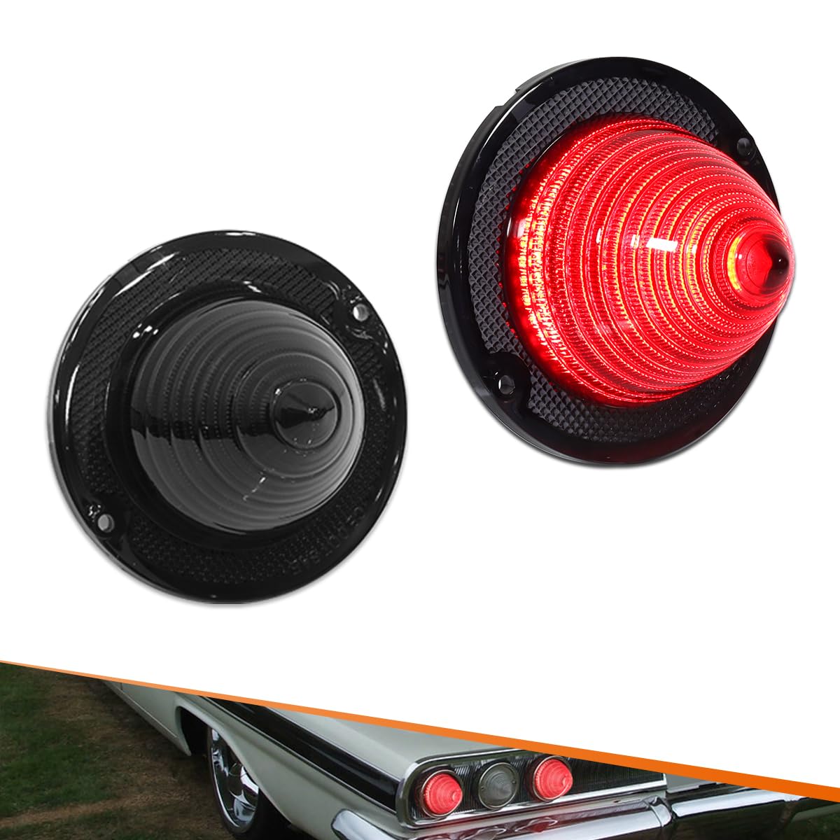 インパラ63年 ヘッドライト Amazon.com: ADIIL 2PCS Tail Light Set For 1960 1961 Chevrolet