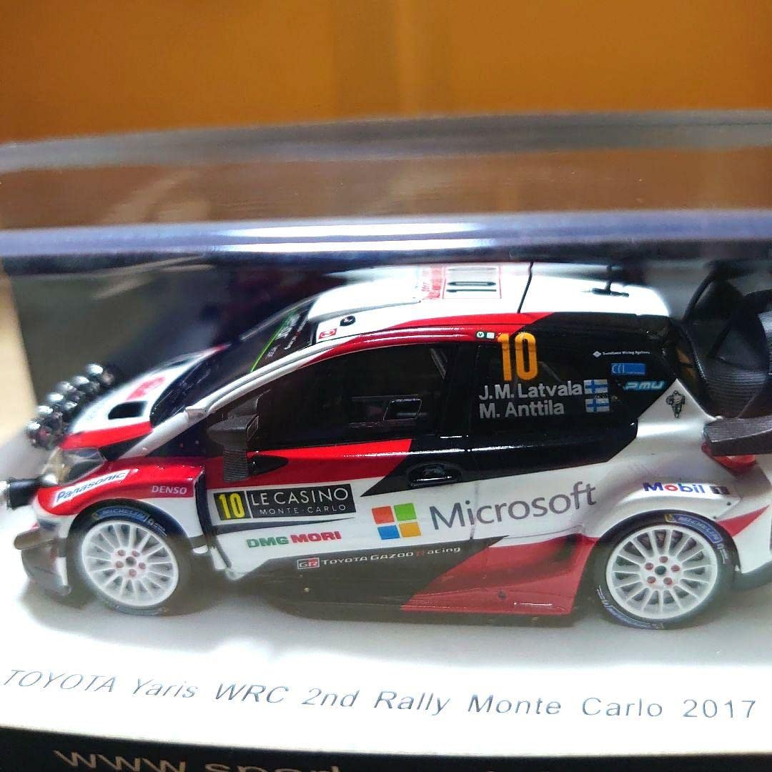 Amazon | スパーク 1 43.トヨタ ヤリスWRC2ndモンテ アルバンカルロ 