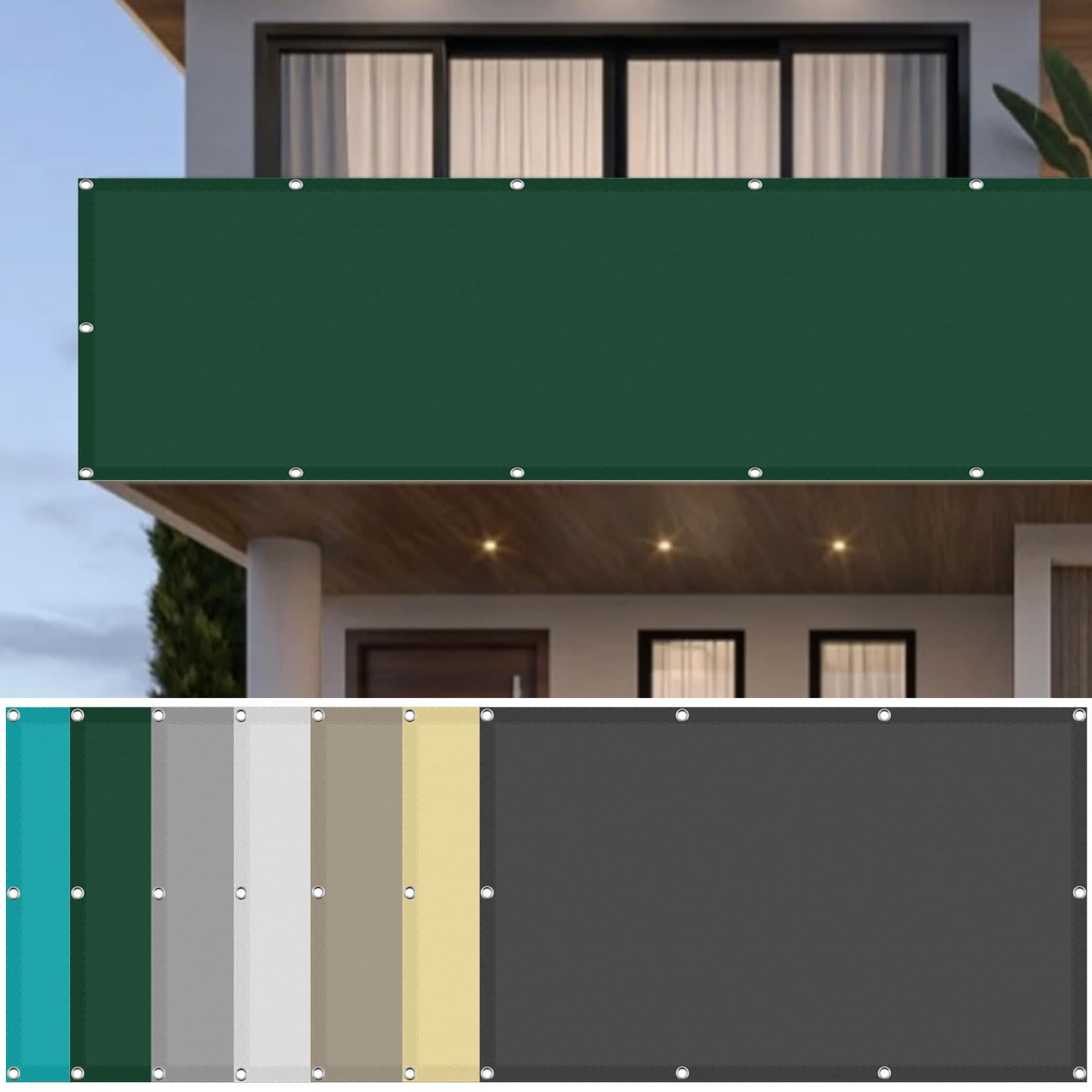 Filet d'ombrage pour patio jardin terrasse 450x900 anti UV