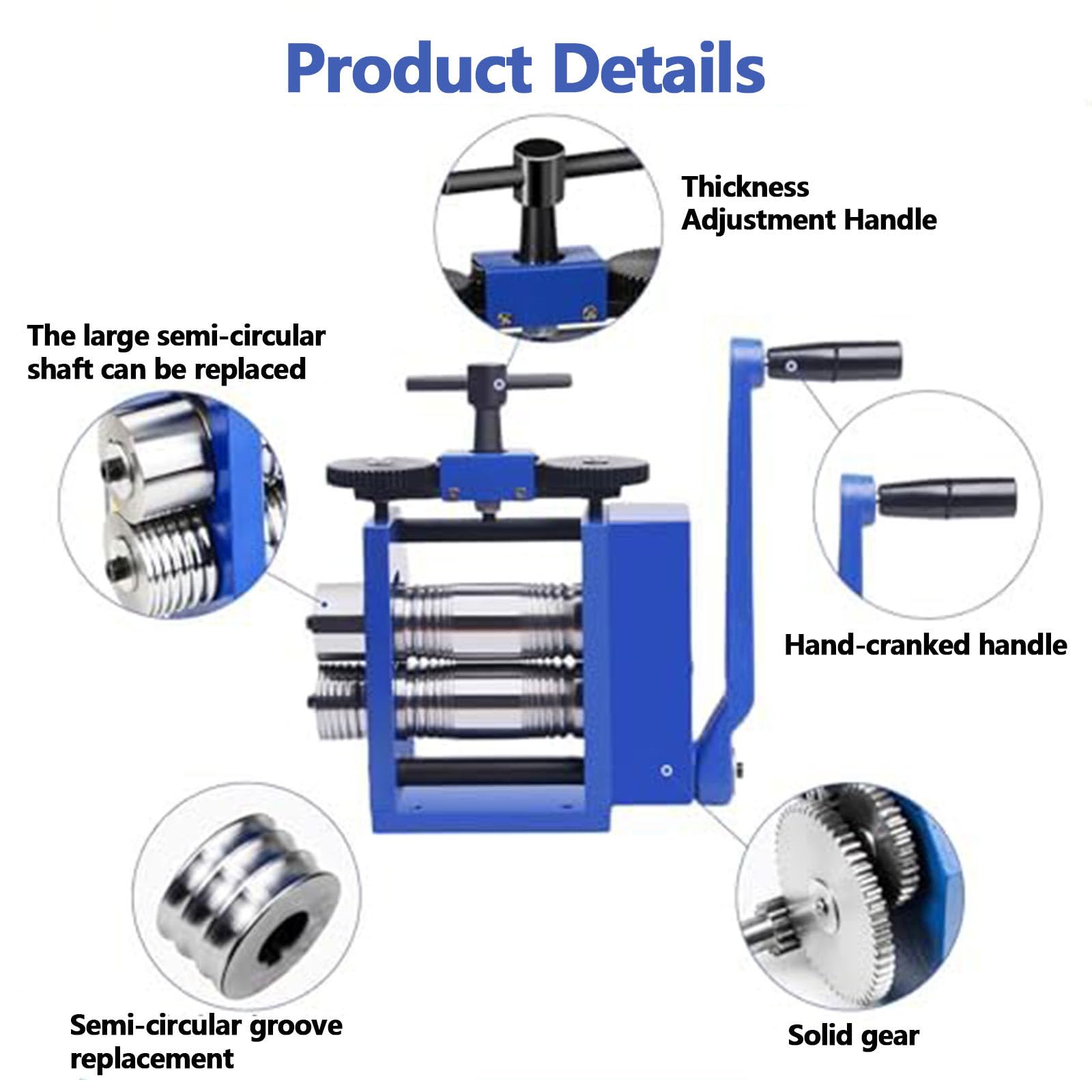 Máquina de laminación Manual,combinación Manual de 40 mm