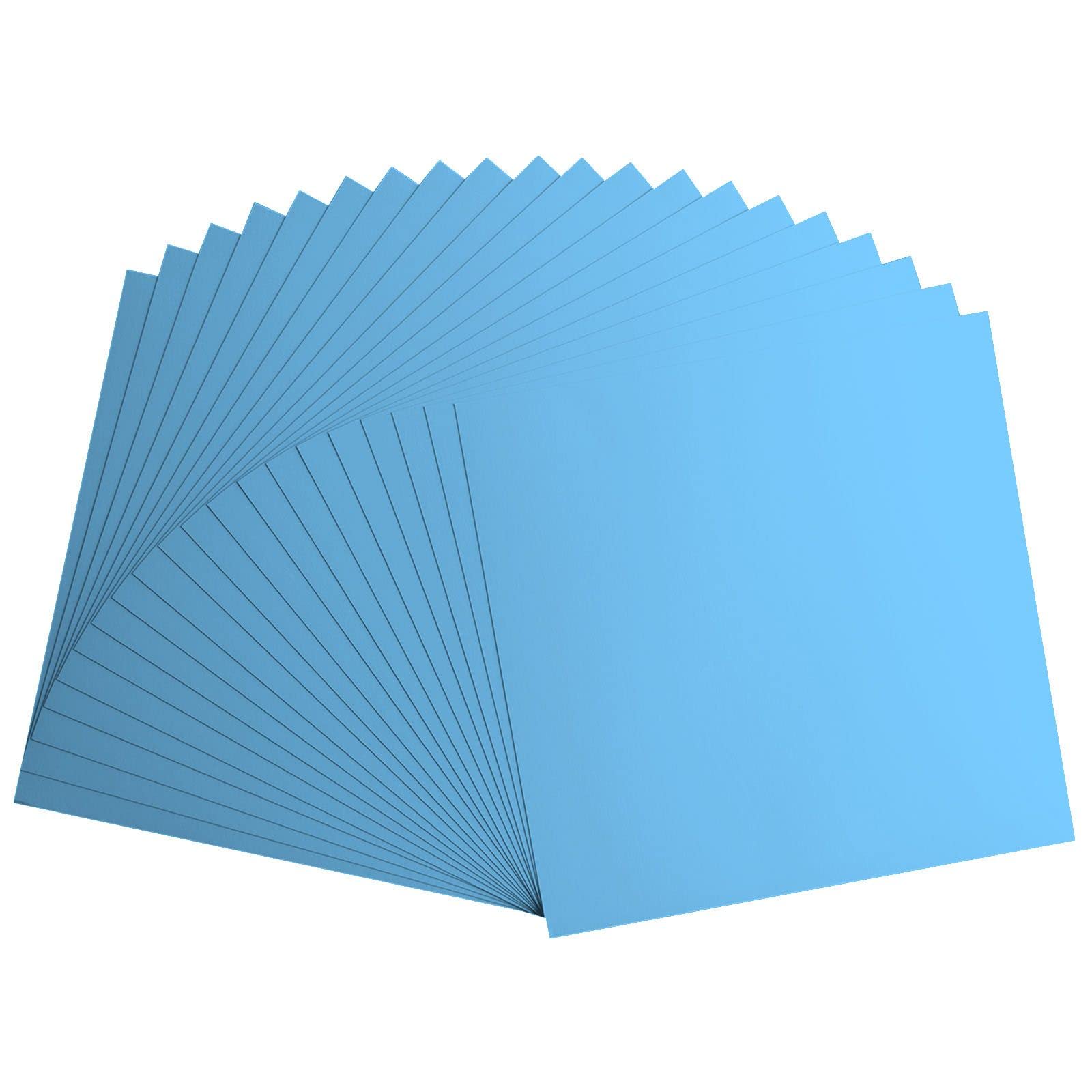 Florence Cardstock Smooth, Coloured Card Making Supplies 12 x 12 inch, Blue, 20 Sheets - Image 3