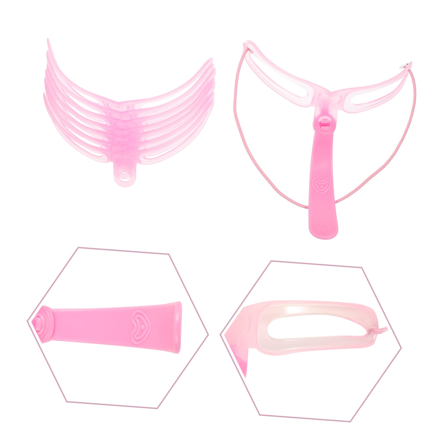 MAGICLULU 12 Set Di Strumenti Portatili Per Sopracciglia Stencil Per Sopracciglia Resistenti Allusura Accessori Per Sopracciglia Per Il Trucco Quotidiano