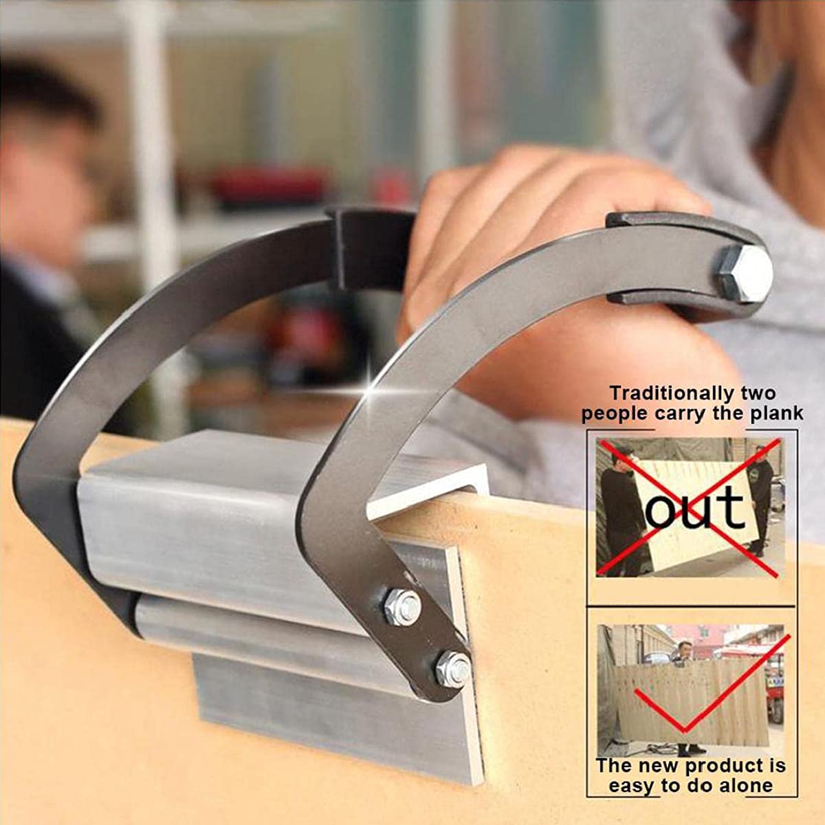 Panel Carrier Gripper, Herramienta Para Transportar Paneles Y Contrachapado, Mordaza Para Cargar Y Descargar Tableros De Madera