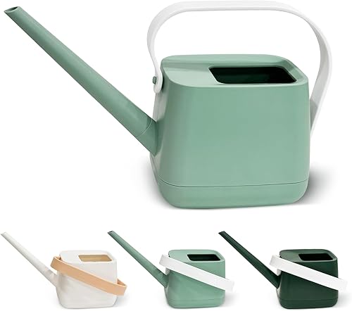 Regadera pequeña, regadera para plantas de interior con boquilla larga extraíble y asa, regadera de plantas para plantas de casa, flores, jardín,