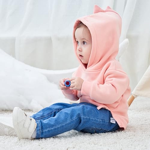 Miniatura 3 de famuka Sudadera con capucha de dinosaurio unisex para niños pequeños