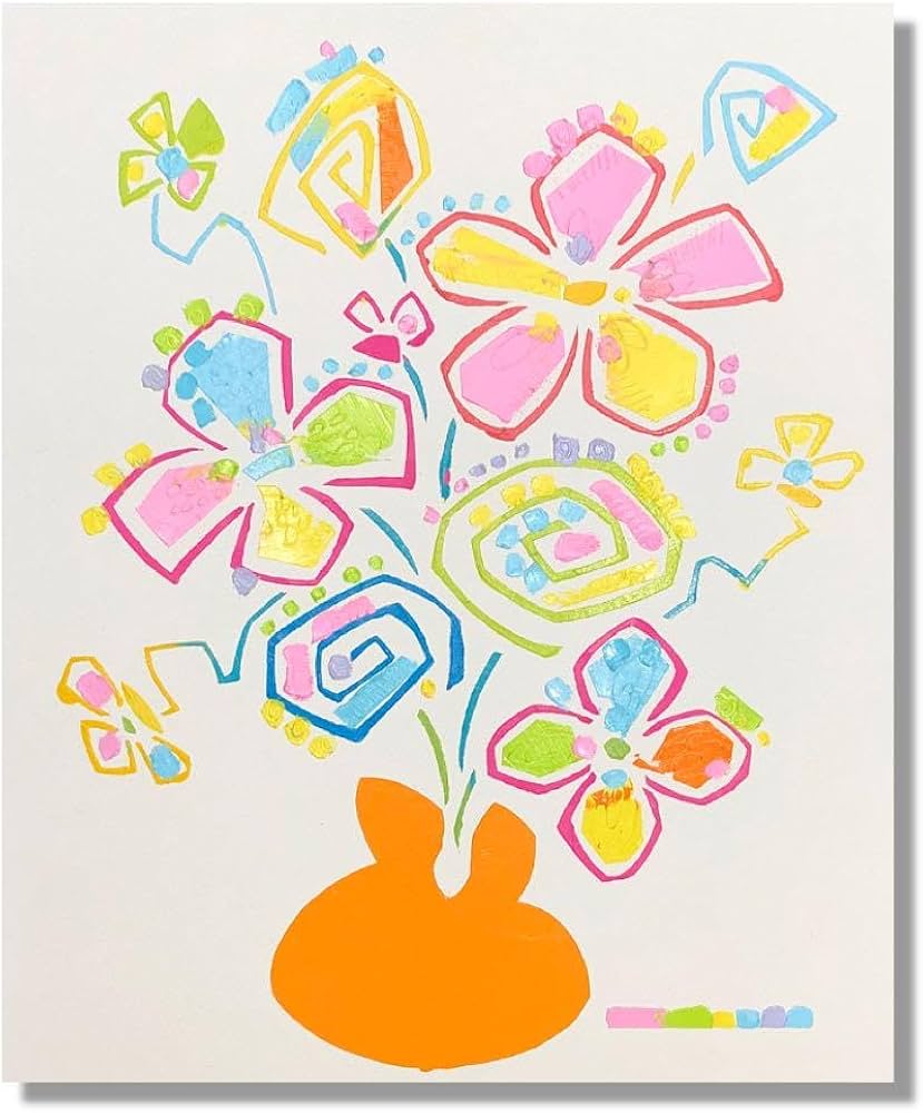 絵画油絵原画抽象画北欧ポップアートインテリアSM