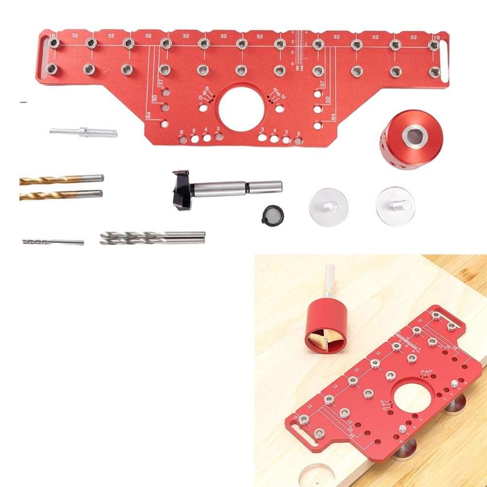 Guida Foratura Alluminio Distanze 64-192mm Guida Foratura Alluminio